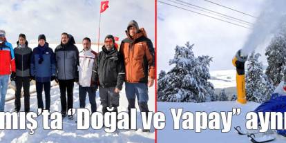 Sarıkamış’ta suni karlama sistemleri test ediliyor