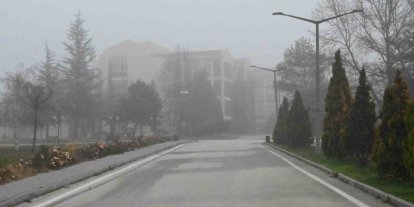Eskişehir’in yüksek kesimlerinde sis etkili oldu