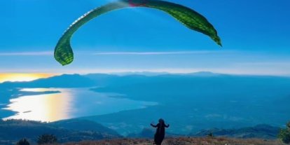 Köyceğiz Gölgören Dağı yamaç paraşütüne uygun bulundu