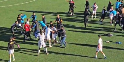 Elazığ’da amatör maçta kavga