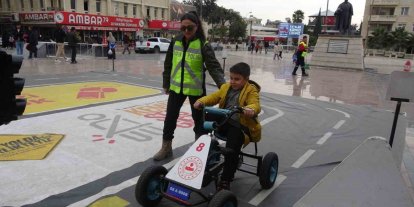 Kilis’te minik öğrencilere trafik bilinci