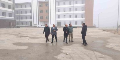 Çan Fen Lisesi ve Çan Anadolu Lisesi inşaatlarında inceleme