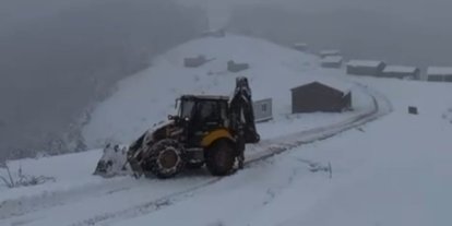 Kastamonu’da kar yağışı etkili oldu