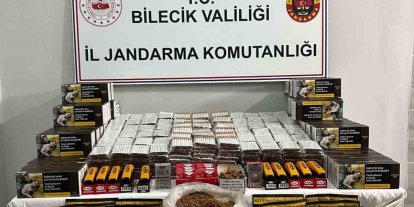 Bilecik’te kaçak makaron operasyonu