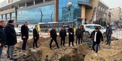 Başkan Çetinkaya, altyapı ve üstyapı çalışmalarını yerinde inceledi