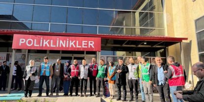 Patnos ağız ve diş sağlığı merkezinde gerçeği aratmayan yangın tatbikatı