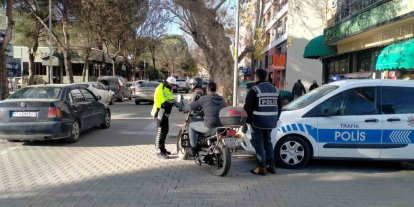 Çan’da güvenli trafik için denetimler devam ediyor