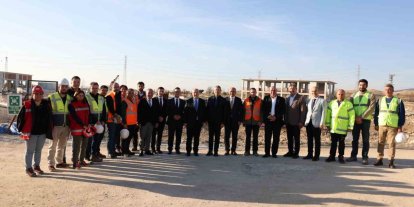 Vali Coşkun, Denizli OSB’nin yeni arıtma tesisi şantiyesini inceledi