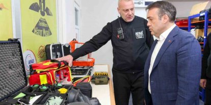 Vali Sözer AFAD’da incelemelerde bulundu