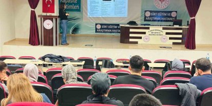 Siirt’te enfeksiyon kontrol önlemleri eğitimi düzenlendi