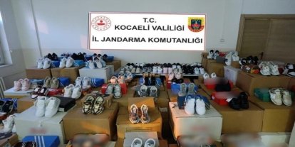 Kocaeli’de sahte ayakkabı operasyonu