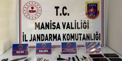 Salihli’de ikamete uyuşturucu operasyonu