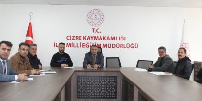 Cizre’de açıköğretim sınavları öncesi koordinasyon toplantısı