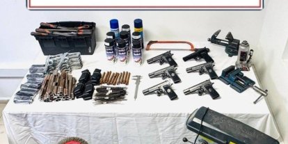 Kocaeli’de silah imalathanesine dönüştürülen adrese operasyon