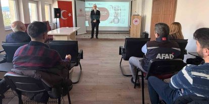 Bayburt’ta teknik personele hasar tespit eğitimi verildi