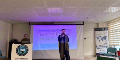 Bursa’da Meslek Lisesinde Dünya Seninle Konuşuyor etkinliği