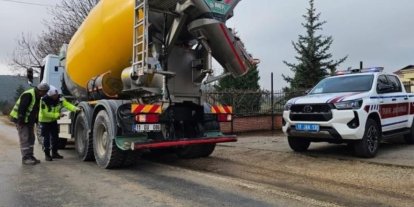 Jandarmadan ticari araçlara kış lastiği denetimi