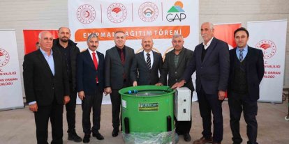 Adıyaman’da üreticiye güç veren tarım ekipmanı desteği