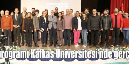FAO Talks programı Kafkas Üniversitesi’nde gerçekleştirildi