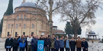 Yıldırımlı gençlerden tarihi yolculuk