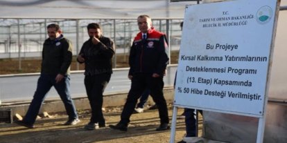 Bilecik’te yüzde 50 hibeli modern sera üretime katkı sağlıyor