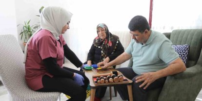 Gaziantep Büyükşehir’den evde fizik tedaviyle hayata dokunan hizmet