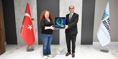 "Gençlik ve Ailem" konulu kısa film yarışması konukları, Başkan Geçit ile bir araya geldi