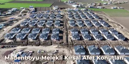 Hatay’ın kırsal mahallelerinde deprem konutlarında çalışmalarında sona gelindi