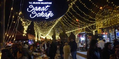 Bilecik’te Sanat Sokağına yoğun ilgi