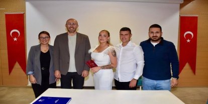 Germencik’te bir yılda 310 çift mutluluğa ‘evet’ dedi