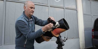 Bursa’da 1 yıllık sabır tek karede buluştu, güneşin ufuk yolculuğu görüntülendi