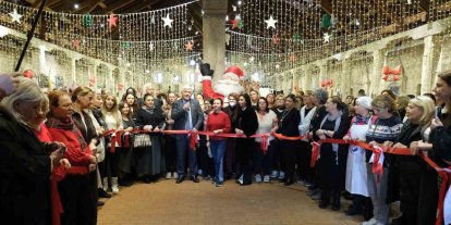 Rengarenk el emeği ürünlerle yeni yıl coşkusu başladı