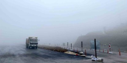 Çorum’da yoğun sis etkili oldu