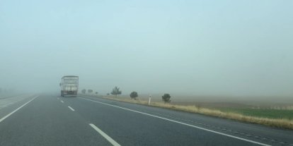 Afyonkarahisar’da sisli hava etkili oldu