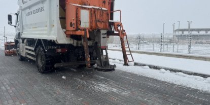 Çorum Belediyesi karla mücadeleye hazır