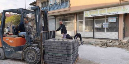 Germencik’te belediye ekiplerinin çalışmaları devam ediyor