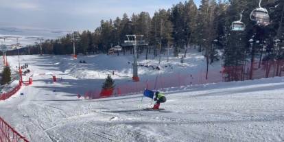 Sarıkamış'ta 'Uluslararası FIS Sarıkamış CUP' Heyecanı Sürüyor