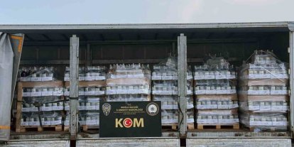 Muğla’da 4 ton 737 litre sahte alkol ele geçirildi