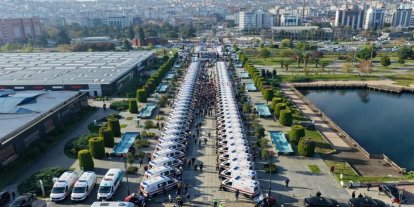 Samsun’da 112 ambulansları 2025’te 4 milyon kilometre yol yaptı, dünyayı 100 kez turladı
