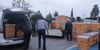 Babaeski’de üreticilere arı kovanı dağıtıldı