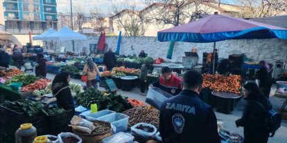 Ortaklar Semt Pazarı’nda gıda denetimi