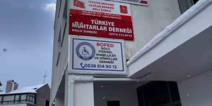 Bolu’da hırsızlar, engelliler derneğinin masa ve sandalyesini çaldı