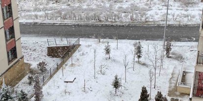 Elazığ’da kar yağışı başladı