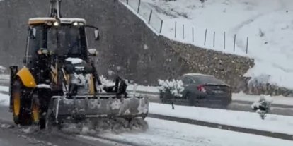 Darende’de kar alarmı