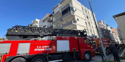 Söke’de evin aspiratöründen çıkan yangın korkuttu