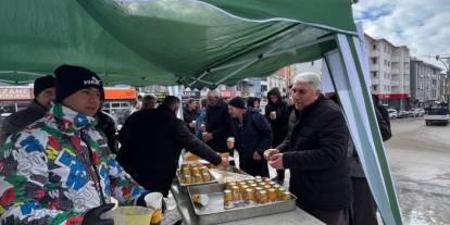 Sarıkamış’ta Şehitler Anısına Sıcak Çorba İkramı