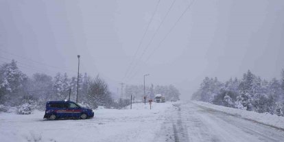 Karabük’te 112 köy yolu ukaşıma kapandı