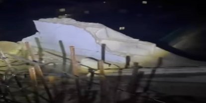 Şırnak’ta 7 katlı apartmana yıldırım düştü