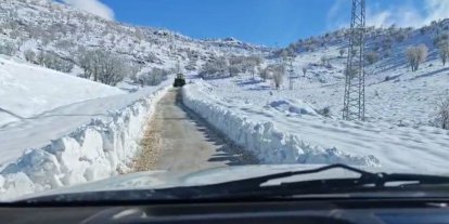 Siirt’te kar nedeniyle kapanan yollar açıldı