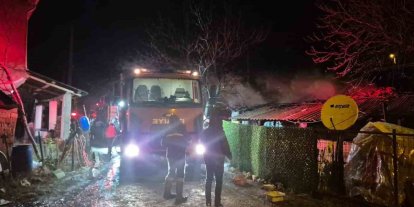 Bigadiç’te ev yangını: 1 ölü